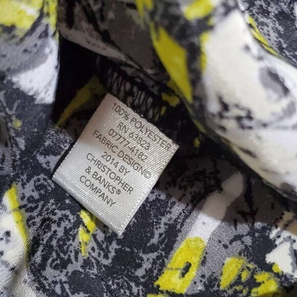 CJ Banks 1x Plus Black Yellow Shell Top - Picture 7 of 9